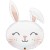 Floppy Eared Bunny Face Balloon 